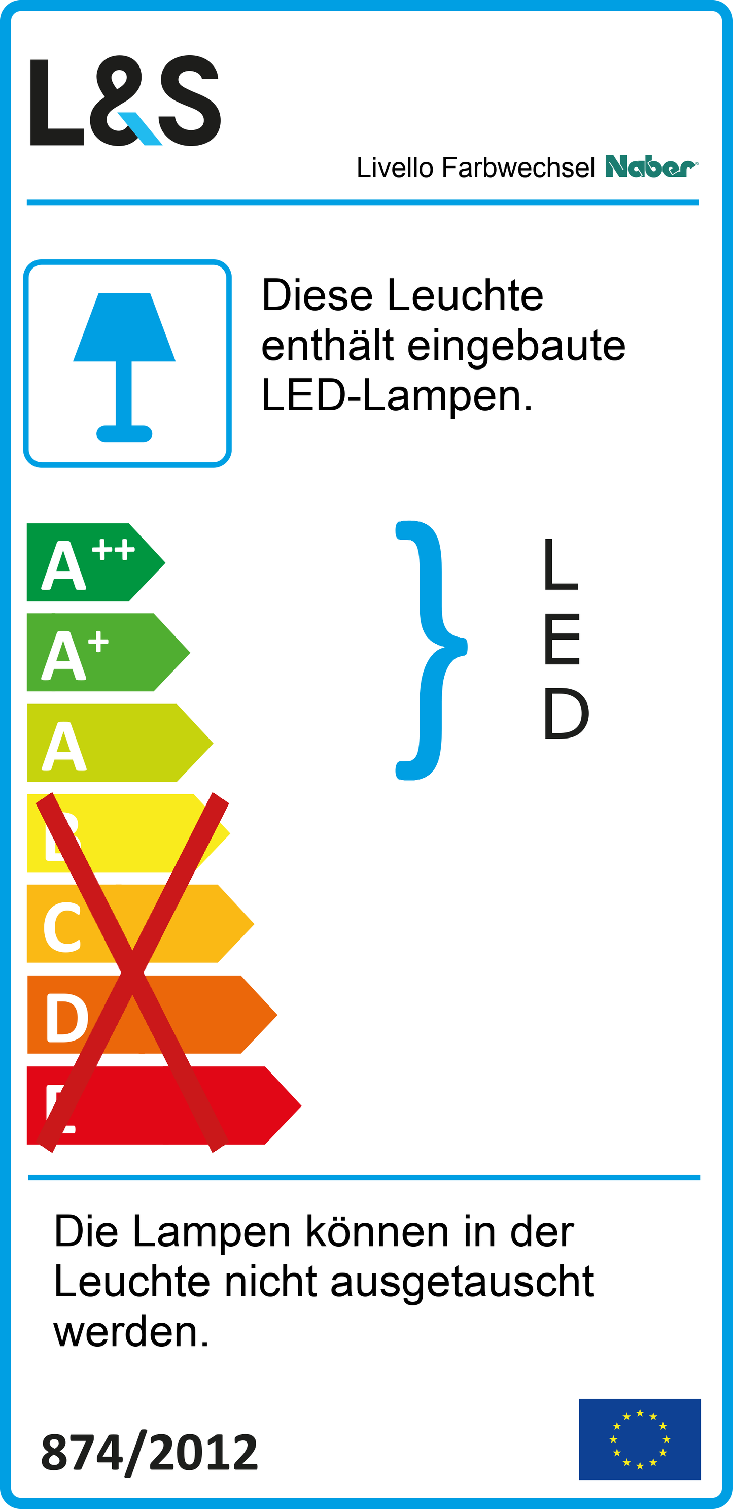 Livello Farbwechsel LED